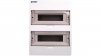 Rozdzielnica modułowa 2x12 natynkowa IP40 z klapką dymną, szyną N+PE S-24+SZYBKA+N+PE 800601 ENE-00354